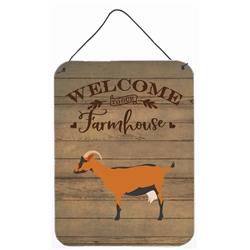 12 x 16 in. Oberhasli Goat Welcome Wall or Door Hanging Prints