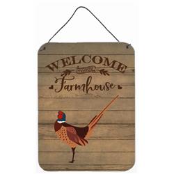 12 x 16 in. Ring-Necked Common Pheasant Welcome Wall or Door Hanging Prints