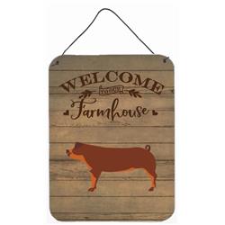 12 x 16 in. Duroc Pig Welcome Wall or Door Hanging Prints