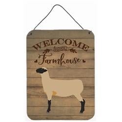 12 x 16 in. Hampshire Down Sheep Welcome Wall or Door Hanging Prints