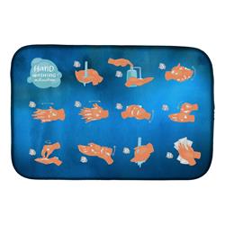 14 x 21 in. Hand Washing Instructions Dish Drying Mat