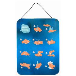 12 x 16 in. Hand Washing Instructions Wall or Door Hanging Prints
