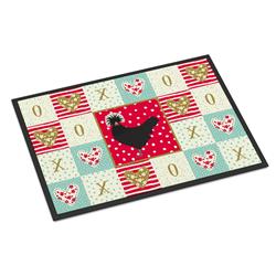 CK5261JMAT 24 x 36 in. Polish Poland Chicken Love Indoor or Outdoor Mat