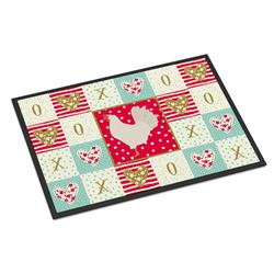 CK5267JMAT 24 x 36 in. Leghorn Chicken Love Indoor or Outdoor Mat