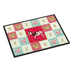 CK5278JMAT 24 x 36 in. American Spotted Donkey Love Indoor or Outdoor Mat