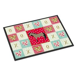 CK5337JMAT 24 x 36 in. Welsh Pony Horse Love Indoor or Outdoor Mat