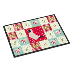 Picture of Carolines Treasures CK5379MAT 18 x 27 in. Nun Pigeon Love Indoor or Outdoor Mat