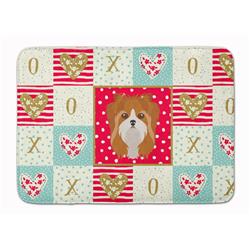 19 x 27 in. Yorkshire Terrier Love Machine Washable Memory Foam Mat