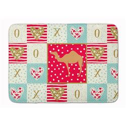 19 x 27 in. Arabian Camel Dromedary Love Machine Washable Memory Foam Mat
