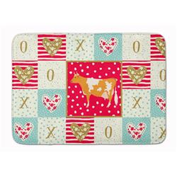 19 x 27 in. Guernsey Cow Love Machine Washable Memory Foam Mat
