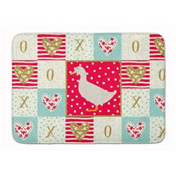 19 x 27 in. American Pekin Duck Love Machine Washable Memory Foam Mat