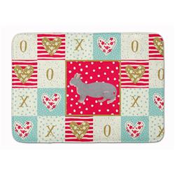 19 x 27 in. Dwelf No.1 Cat Love Machine Washable Memory Foam Mat