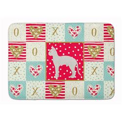 19 x 27 in. German Rex No.3 Cat Love Machine Washable Memory Foam Mat