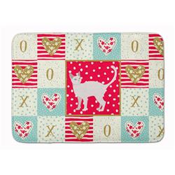 19 x 27 in. Khao Manee No.2 Cat Love Machine Washable Memory Foam Mat
