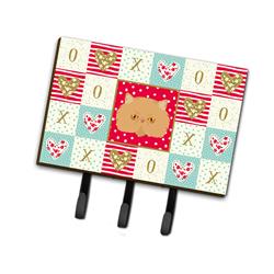 6 x 2 x 9 in. Persian Modern Cat Love Leash or Key Holder