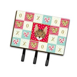 6 x 2 x 9 in. Savannah Cat Love Leash or Key Holder