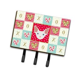 6 x 2 x 9 in. Sphynx Cat Love Leash or Key Holder