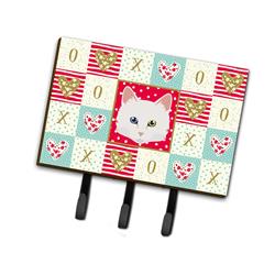 6 x 2 x 9 in. Turkish Angora Cat Love Leash or Key Holder