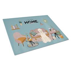 CK7906LCB Soft Coated Wheaten Terrier Sweet Home Glass Cutting Board - Large