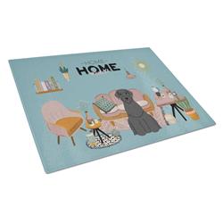 CK7911LCB Giant Schnauzer Sweet Home Glass Cutting Board - Large