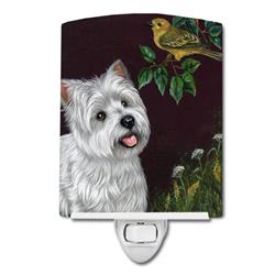 6 x 4 in. Westie Nature Ceramic Night Light