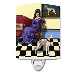 6 x 4 in. Whippet Elegance & Grace Ceramic Night Light