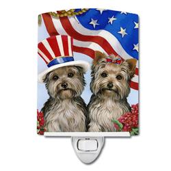 6 x 4 in. Yorkie USA Ceramic Night Light