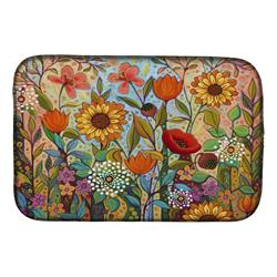 Picture of Carolines Treasures PPD3017DDM 14 x 21 in. Joy in the Morning Flowers Dish Drying Mat