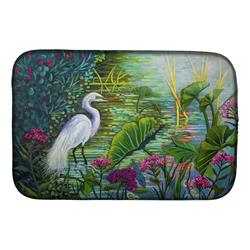 Picture of Carolines Treasures PPD3023DDM 14 x 21 in. Testing the Waters Heron Dish Drying Mat