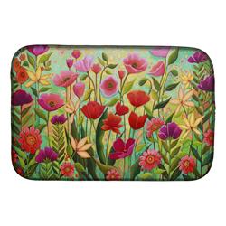 Picture of Carolines Treasures PPD3024DDM 14 x 21 in. Wild Beauty Flowers Dish Drying Mat