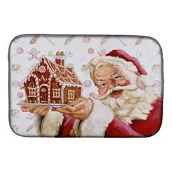 Picture of Carolines Treasures PJH3006DDM 14 x 21 in. Santa Claus A Home for the Holidays Dish Drying Mat