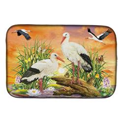 Picture of Carolines Treasures PRS4026DDM 14 x 21 in. Storks Dish Drying Mat