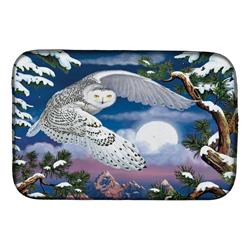 Picture of Carolines Treasures PRS4030DDM 14 x 21 in. Snowy Owl Dish Drying Mat