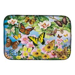Picture of Carolines Treasures PRS4043DDM 14 x 21 in. North American Butterflies Dish Drying Mat