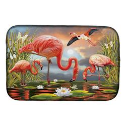 Picture of Carolines Treasures PRS4054DDM 14 x 21 in. Flamingos Dish Drying Mat