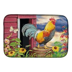 Picture of Carolines Treasures PRS4061DDM 14 x 21 in. Rooster Barnyard Morning Dish Drying Mat