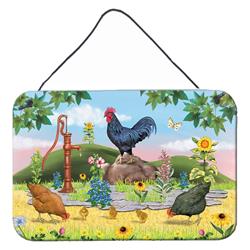 8 x 12 in. Rooster & Water Pump Wall or Door Hanging Prints
