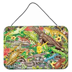 8 x 12 in. Lizard Jungle Wall or Door Hanging Prints