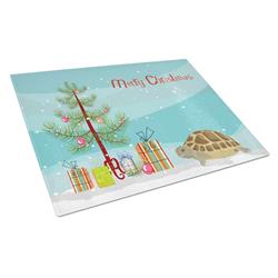 CK4542LCB Turtle Merry Christmas Glass Cutting Board - Large