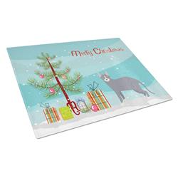 Don Sphynx No.2 Cat Merry Christmas Glass Cutting Board - Large