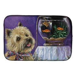 Picture of Carolines Treasures PPP3252DDM 14 x 21 in. Cairn Terrier Gone Fishing Dish Drying Mat