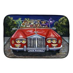 Picture of Carolines Treasures PPP3262DDM 14 x 21 in. Jack Russell Evening Cruise Dish Drying Mat