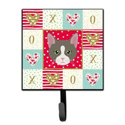 4.25 x 1 x 7 in. Brazilian Shorthair Cat Love Leash or Key Holder