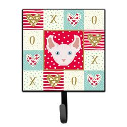 4.25 x 1 x 7 in. Dwelf Cat Love Leash or Key Holder