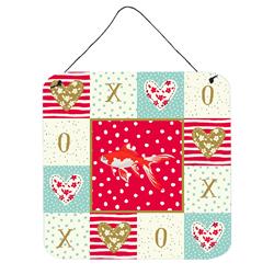 6 x 6 in. Comet Goldfish Love Wall or Door Hanging Prints