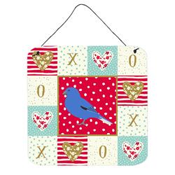 6 x 6 in. Bunting Love Wall or Door Hanging Prints