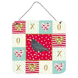 6 x 6 in. Starling Love Wall or Door Hanging Prints