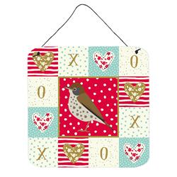6 x 6 in. Thrush Love Wall or Door Hanging Prints