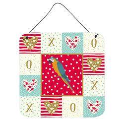 6 x 6 in. Macaw Love Wall or Door Hanging Prints