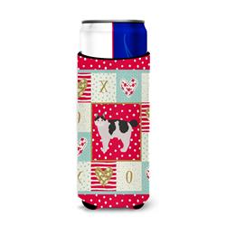 Picture of Carolines Treasures CK5635MUK Kurilian Bobtail No.2 Cat Love Ultra Hugger for Slim Cans